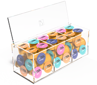 Picture of INTEA Acrylic HORECA box with 60 Nespresso capsules