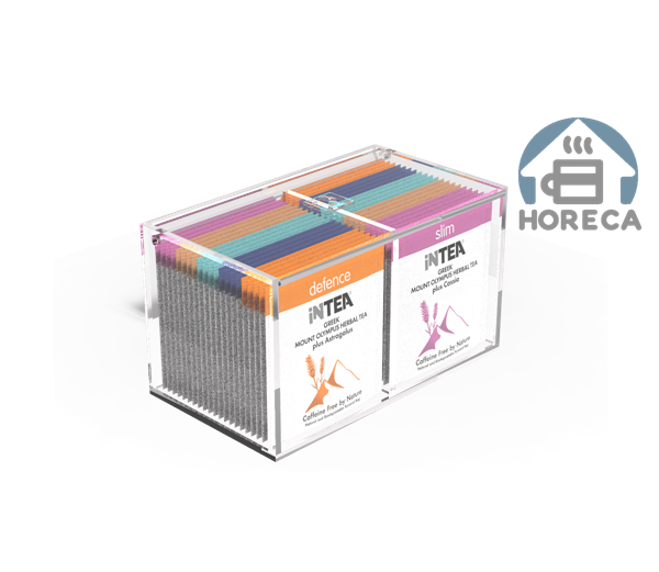 Picture of INTEA Acrylic HORECA box with 40 pyramid teabags